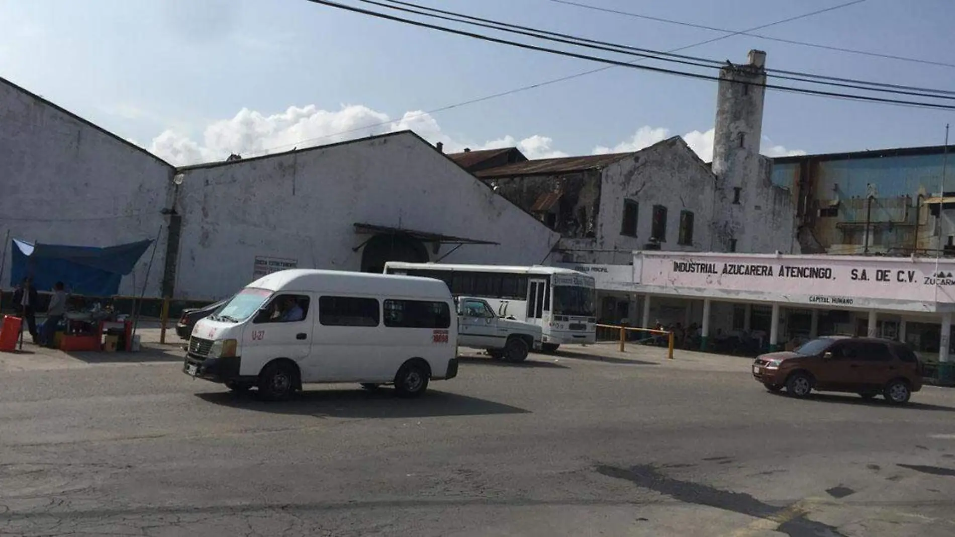 Un accidente se registró en el interior del Ingenio Azucarero de Atencingo